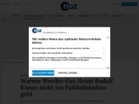 Bild zum Artikel: Warum Werder-Fan Heinz Rudolf Kunze nicht ins Fußballstadion geht