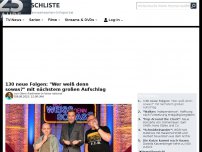 Bild zum Artikel: 130 neue Folgen: 'Wer weiß denn sowas?' mit nächstem großen Aufschlag