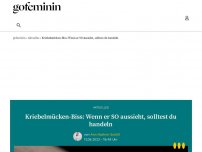 Bild zum Artikel: Kriebelmücken-Biss: Bei diesen Anzeichen solltest du sofort handeln