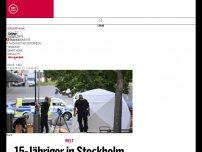 Bild zum Artikel: 15-Jähriger in Stockholm erschossen
