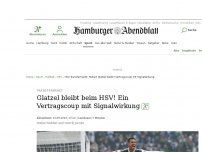 Bild zum Artikel: Transfermarkt: Glatzel bleibt beim HSV! Vertrag des Torjägers verlängert