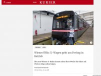 Bild zum Artikel: Wiener Öffis: X-Wagen geht am Freitag in Betrieb