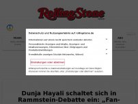 Bild zum Artikel: Dunja Hayali schaltet sich in Rammstein-Debatte ein: „Fan-Tum kein Freibrief für Nötigung“
