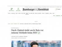 Bild zum Artikel: Kaderplanung: Nach Glatzel steht auch Reis vor seinem Verbleib beim HSV