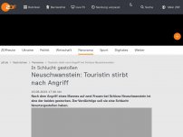 Bild zum Artikel: Neuschwanstein: Touristin stirbt nach Angriff