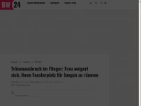 Bild zum Artikel: Tränenausbruch im Flieger: Frau weigert sich, ihren Fensterplatz für Jungen zu räumen