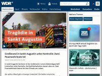 Bild zum Artikel: Brand in St. Augustin - Rauch bereitet sich aus