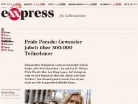 Bild zum Artikel: Pride Parade: Gewessler jubelt über 300.000 Teilnehmer