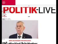 Bild zum Artikel: FPÖ attackiert Präsidenten: 'VdB blamiert sich'