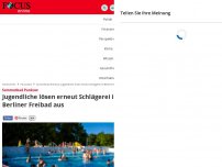 Bild zum Artikel: Sommerbad Pankow - Jugendliche lösen erneut Schlägerei in Berliner Freibad aus