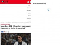 Bild zum Artikel: Fußball-Länderspiel - Deutschland gegen Kolumbien im Liveticker