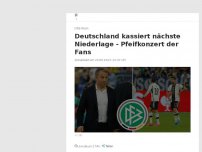 Bild zum Artikel: Deutschland kassiert nächste Niederlage - Pfeifkonzert der Fans