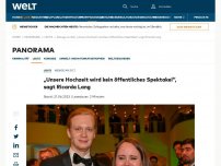 Bild zum Artikel: „Unsere Hochzeit wird kein öffentliches Spektakel“, sagt Ricarda Lang