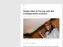 Bild zum Artikel: Nadja Abd el Farrag will den Schlager erobern