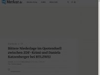 Bild zum Artikel: Bittere Niederlage im Quotenduell zwischen ZDF-Krimi und Daniela Katzenberger bei RTLZWEI 