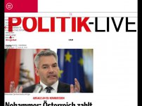 Bild zum Artikel: Nehammer: Österreich zahlt nicht mehr Geld an EU