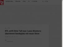 Bild zum Artikel: RTL wirft Chris Tall raus: Laura Wontorra übernimmt Sendeplatz mit neuer Show