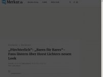 Bild zum Artikel: „Fürchterlich“: „Bares für Rares“-Fans lästern über Horst Lichters neuen Look