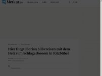 Bild zum Artikel: Hier fliegt Florian Silbereisen mit dem Heli zum Schlagerbooom in Kitzbühel