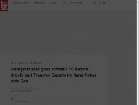 Bild zum Artikel: Geht jetzt alles ganz schnell? FC Bayern drückt laut Transfer-Experte im Kane-Poker aufs Gas