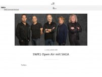 Bild zum Artikel: SWR1 Open Air mit SAGA