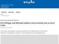 Bild zum Artikel: Eric Philippi und Michelle äußern sich erstmals live zu ihrer Liebe