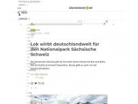 Bild zum Artikel: Lok wirbt deutschlandweit für den Nationalpark Sächsische Schweiz