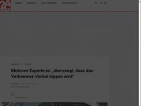 Bild zum Artikel: Motoren-Experte ist „überzeugt, dass das Verbrenner-Verbot kippen wird“