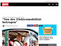 Bild zum Artikel: 'Von der Elektromobilität betrogen'