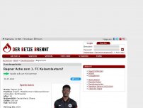 Bild zum Artikel: Transfergerücht | Ragnar Ache (24, Angriff) soll zum 1. FC Kaiserslautern kommen | Abgebender Verein: Eintracht Frankfurt