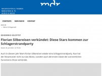 Bild zum Artikel: Florian Silbereisen verkündet: Diese Stars kommen zur Schlagerstrandparty