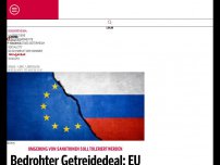 Bild zum Artikel: Bedrohter Getreidedeal: EU erwägt Zugeständnisse an Russland
