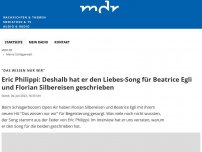 Bild zum Artikel: Eric Philippi: Deshalb hat er den Liebes-Song für Beatrice Egli und Florian Silbereisen geschrieben