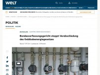 Bild zum Artikel: Bundesverfassungsgericht stoppt Verabschiedung des Gebäudeenergiegesetzes