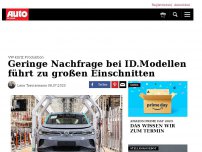 Bild zum Artikel: Geringe Nachfrage nach E-Autos