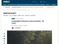 Bild zum Artikel: Lamborghinis Verbrenner sind ausverkauft – für immer