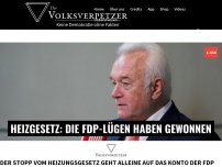 Bild zum Artikel: Der Stopp vom Heizungsgesetz geht alleine auf das Konto der FDP