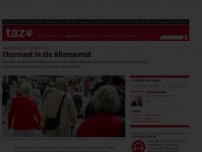 Bild zum Artikel: Abschaffung der Witwenrente: Charmant in die Altersarmut