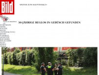 Bild zum Artikel: 30-Jährige reglos in Gebüsch gefunden - Junge Frau an Bahngleis vergewaltigt