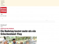 Bild zum Artikel: Ein Tag kostet mehr als Griechenland-Flug