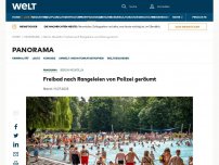 Bild zum Artikel: Freibad nach Rangeleien von Polizei geräumt