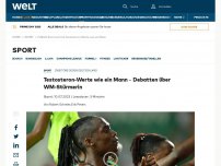 Bild zum Artikel: Testosteron-Werte wie ein Mann – Debatten über WM-Stürmerin