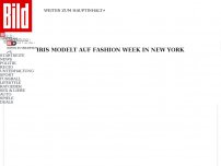 Bild zum Artikel: Iris modelt auf Fashion Week in New York - Das ist wirklich K(L)EIN Scherz