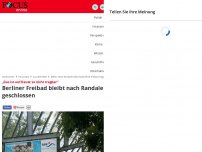Bild zum Artikel: „Das ist auf Dauer so nicht tragbar“ - Nach Randale bleibt Berliner Freibad wegen Personalmangels geschlossen
