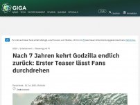 Bild zum Artikel: Nach 7 Jahren kehrt Godzilla endlich zurück: Erster Teaser lässt Fans durchdrehen