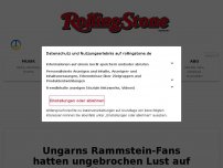 Bild zum Artikel: Ungarns Rammstein-Fans hatten ungebrochen Lust auf die Band