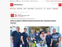 Bild zum Artikel: Seiler & Speer erfüllten letzten Wunsch der schwerkranken Sandra