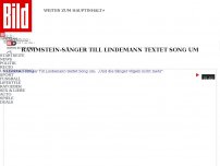 Bild zum Artikel: Till Lindemann textet Song um - „Und die Sänger vögeln nicht mehr“
