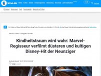 Bild zum Artikel: Kindheitstraum wird wahr: Marvel-Regisseur verfilmt düsteren und kultigen Disney-Hit der Neunziger