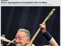 Bild zum Artikel: Bruce Springsteen live in Wien: Auf dem Highway ist die Hölle los
